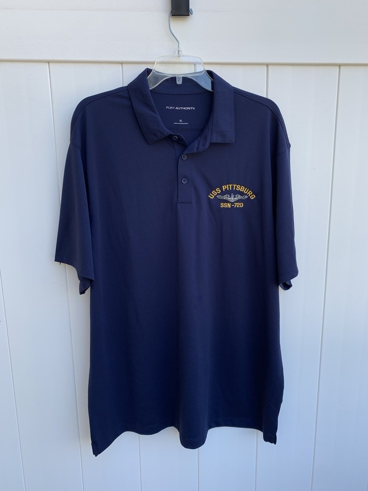 USS Pittsburg SSN 720 Submarine Shirt Adult XL Polo Civil War
