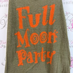 Triple T full moon party tank top orange Olive Green Tank Top Thailand party