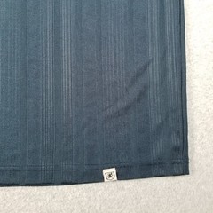 Stacy Adams T Shirt Men’s 2XLT 2XL Tall Blue Vertical Stripe Ribbed Stretch Tee
