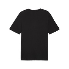 PUMA Essentials Logo Lab Crew Neck Short Sleeve T-Shirt Mens Black Casual Tops 6
