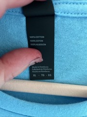 Port & Company PC43 Lightweight Cotton Tee, Aquatic Blue, Size XL