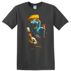 Ratatouille Movie Style Chef Mouse Kitchen T Shirt Cartoon Art Tee