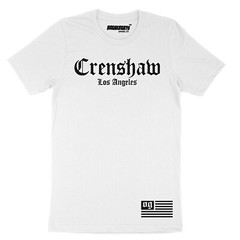 California Crenshaw LA Los Angeles OG Flag Graphic Design Hip Hop Men’s T Shirt