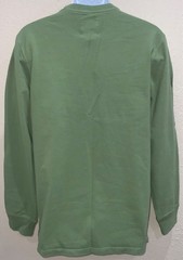 Thick LONG SLEEVE mid weight Crew Neck POCKET T-Shirt Standard Fit Goodfellow