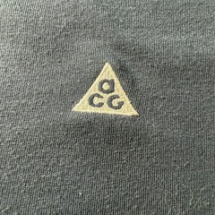 Nike ACG Dri-FIT ADV Goat Rocks Shirt Mens Medium Navy Blue Hiking Gorpcore