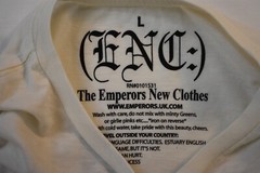 ENC Mens I Don’t Love Celebrities Funny Cream Shirt New L