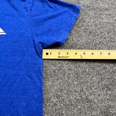 Quiksilver T-Shirt Men’s L Blue Cotton Spell-Out Logo Graphic Tee Surf Beach