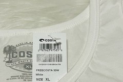 NEW Costa Del Mar Tank Top Men’s Size XL White Red Blue American Flag Logo