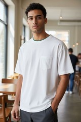 ​Free Planet Hombre Talla M Camiseta Blanca Manga Corta Organic Cotton Eco…