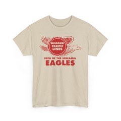 Missouri Pacific Lines Screaming Eagles Railroad Logo Vintage T-Shirt