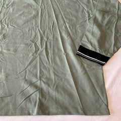 Asos Design Long Sleeve T Shirt Mens Size 2XL Green Stretch Crew Neck