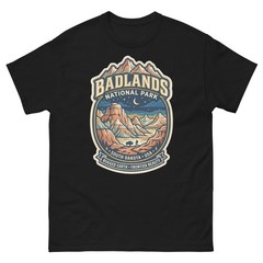 Badlands National Park South Dakota Graphic T-Shirt Unisex Travel Tee