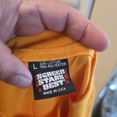 fresh mandarin-colored shirt
