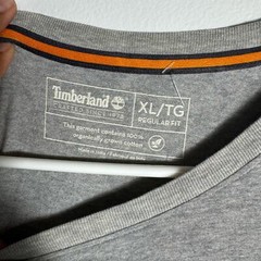 Timberland’s Men Gray T shirt Short sleeve Size XL “Embrace the outdoors”