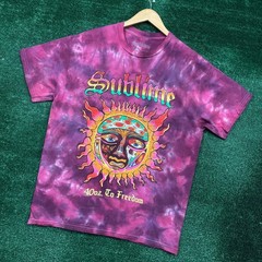 Sublime 40oz to Freedom Rock Band Tie-Dye T-Shirt Size Large