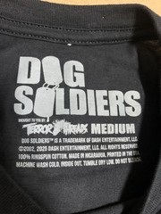 Dog Soldiers Horror T-shirt -OFFICIAL (great condition)(MEDIUM see description)