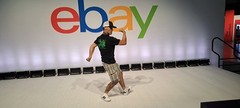 EBAY OPEN 2025 OFFICIAL TSHIRT ADULT MEDIUM NEW WITH OUT TAGS 30TH ANNIVERSARY