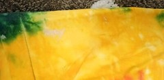VTG San Francisco T-Shirt Tie Dye Mens 2XL Single Stitch Peace Sign Heavy Weight