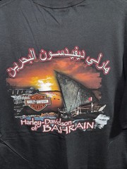 Vintage Y2K Harley Davidson NWT “work Sucks Let’s Ride” Bahrain Shirt Size Xl