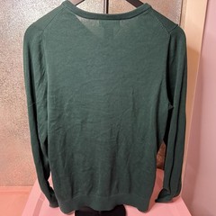 Lands End Men’s Long Sleeve Tee Size XL Green Classic Casual Pullover