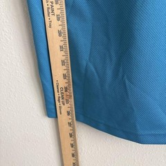 Vintage India Cricket Jersey RSE Sportswear Size 40 Blue Spellout Polo Shirt