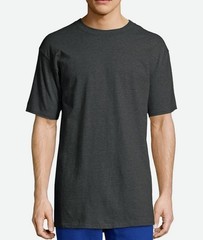 Hanes Men’s Beefy-t T-Shirt, Heavyweight Cotton Tee, 2 Pack, Big & Tall