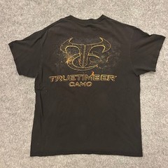 Delta Pro Weight Truetimber Camo Black Center Logo T Shirt Adult Large