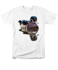 Wood Duck Fine Art Print Graphic Tee T-shirt Unisex XS S M L XL 2XL 3XL