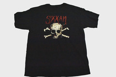 Sixx A.M. Mens Sixx AM Rock Band Darkness Skull Black Shirt New L, XL, 2XL