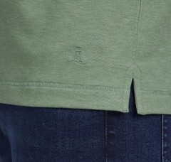 NWOT Lands’ End Men’s XL Green Short Sleeve T-Shirt Polyester Blend C1185