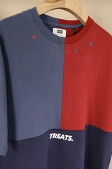Kith Color Block Contrast Small Logo Crew Neck Tee Unisex