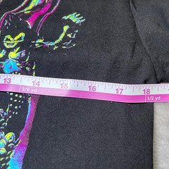 KISS Destroyer Band T-Shirt Mens Medium Black Neon Graphic Mad Engine 2023 Rock