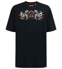 D555 Duke Big Mens Tiger Eyes Printed T-Shirt 2XL 3XL 4XL 5XL 6XL 7XL 8XL 601715
