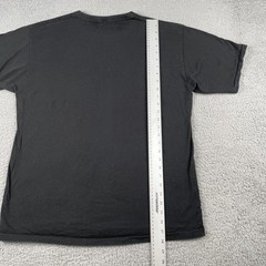 Vtg Russell Athletic Cotton Single Stitch XL Black T Shirt Made In USA 90s EUC