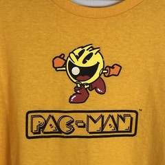 Pac-Man by C-Life Group Graphic Print Yellow Long Sleeve Bandai Namco Size XL