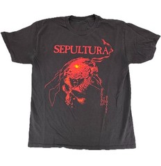Vintage Y2k Sepultura Beneath The Remains Rock Heavy Metal Shirt Size Large