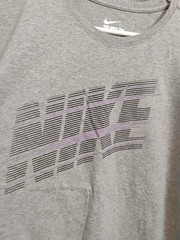 LOT OF 2 MENS THE NIKE TEE SHIRTS GRAY BOTH SIZE XL