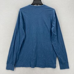 J.Crew Marled Cotton Henley Long Sleeve T-Shirt Mens XL Blue Preppy Outdoors NWT