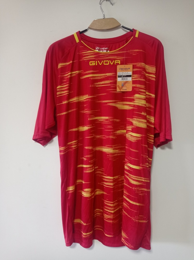 Givova Mens Short Sleeve T-Shirt Size XXL NWT and Tag
