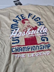 UFC Hasbulla Magomedov T-Shirt Size 3XL Beige The Legend Graphic Tee