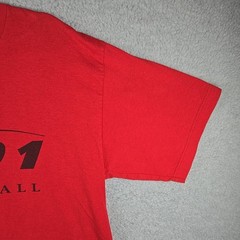 Vtg AND1 Fundamentals T Shirt Mens L Red Made In USA Basketball