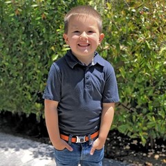 Seatbelt Belt – Neon Orange – 1.0″ Wide – 20-36 Inches in Length