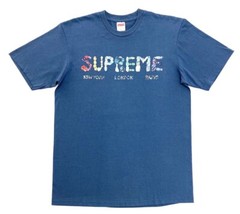 Supreme Crystals Tee Dark Slate Size M SS18 T-Shirt