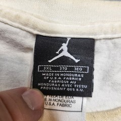 Jordan Shirt Mens 3XL White Jumpman Sneakers Graphic Tee Cotton Jersey