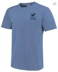 Comfort Colors Men’s Zion National Park T-Shirt S Washed Denim Through The Woods