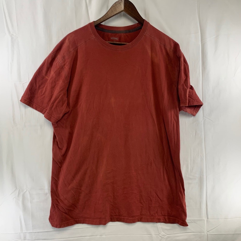 Kuhl T-Shirt Mens XXL Red Wildfibre Organic Cotton Short Sleeve Outdoor Tee