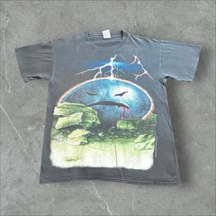 1990s ONYX Rap T-Shirt GEM Tag – Rare Hip Hop Graphic Tee – Large Faded Black