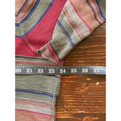 VTG Polo Ralph Lauren Striped Henley XXL Earth Tones Classic Preppy Streetwear