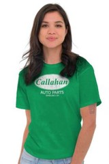 Funny Car Mechanic Gift Callahan Auto Parts Womens or Mens Crewneck T Shirt Tee