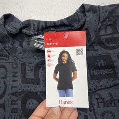 Hanes Shirt Mens 3XL Gray 125 Years Anniversary Graphic Tee Beefy-T 5180 Allover